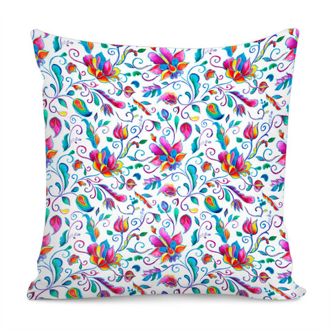 Image of Floral Pillow Cover