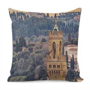 Aerial View Florence, Italy Pillow Cover