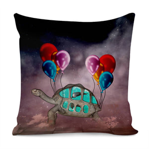 Funny Turtle Pillow Cover