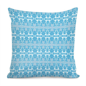 Blue Pillow Cover