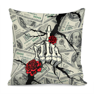 Dollar Pillow Cover