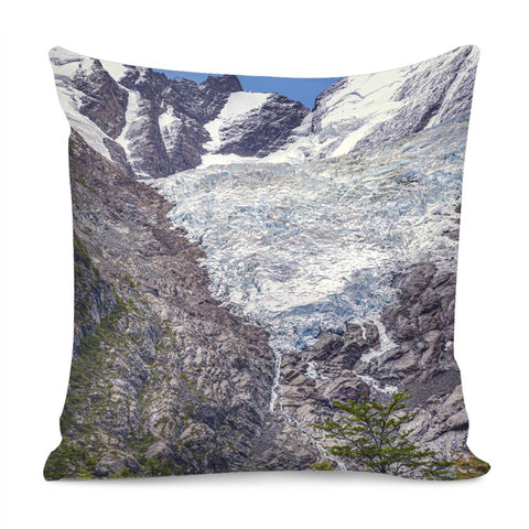 Image of Huemul Glacier, Patagonia, Argentina Pillow Cover