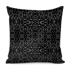 Black And White Tech Pattern Pillow Cover