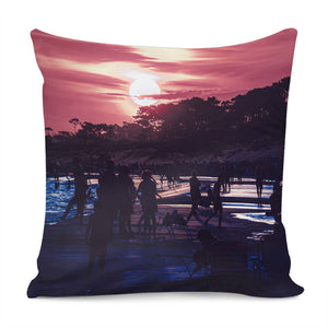 Parque Del Plata Beach, Canelones - Uruguay Pillow Cover