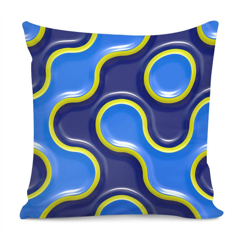 Image of Blue Marble Pillow Cover