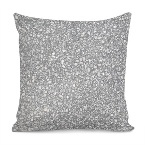 Gray Seamless Terrazzo Pillow Cover