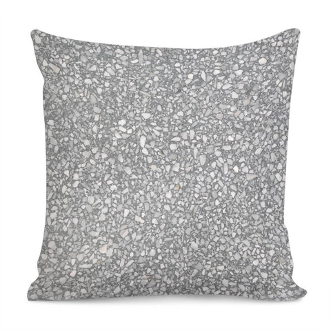 Image of Gray Seamless Terrazzo Pillow Cover