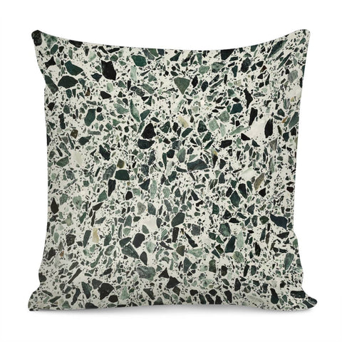 Image of Green Seamless Terrazzo Pillow Cover