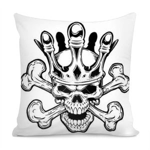 King Skull Designs Pillow Cover