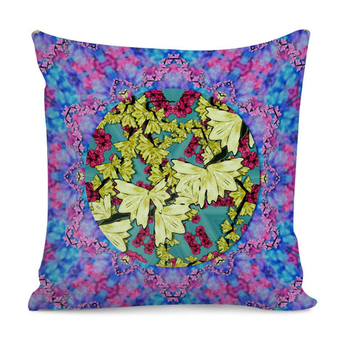 Image of Flowers And The Cherry Blossom Tree Is Blooming So Free Pillow Cover