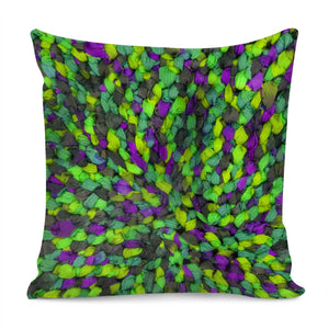 Chartreuse Weave Pillow Cover