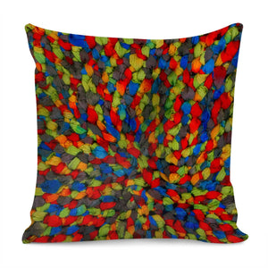 Rainbow Weave Pillow Cover