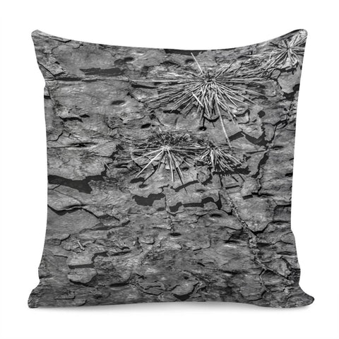 Image of Black And White Texture Print Pillow Cover