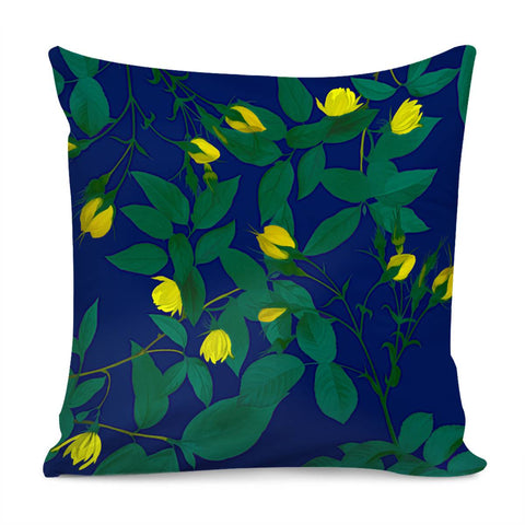 Image of Yellow Buds Pillow Cover