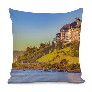 Puerto Varas Landscape, Chile Pillow Cover