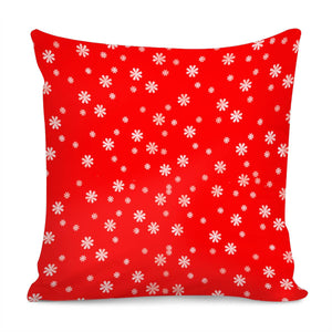 Red Flower Pillow Cover