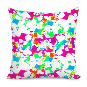 Vibrant Multicolored Abstract Print Pillow Cover