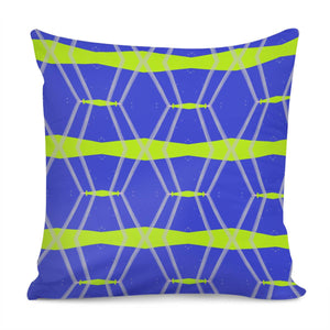 Green And Blue Pattern Pillow Cover