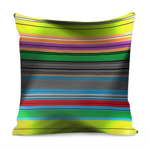 Multicolor Lines Pillow Cover