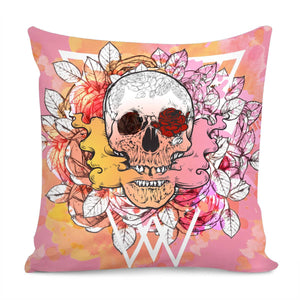 Skull Pillow Cover