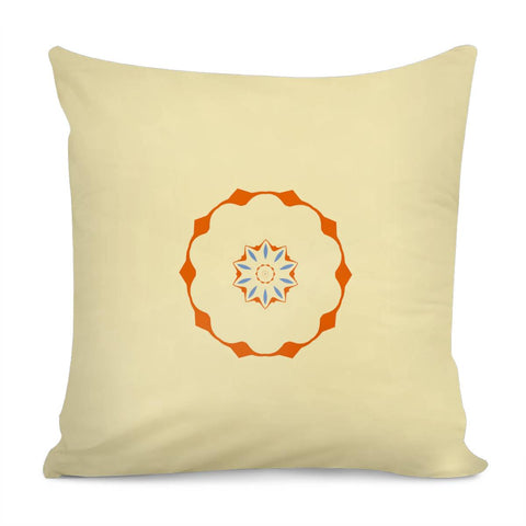 Image of Cream White Pattern Pillow Cover