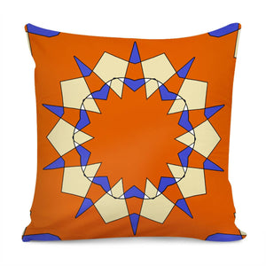 Colorful Spikes Pattern Pillow Cover