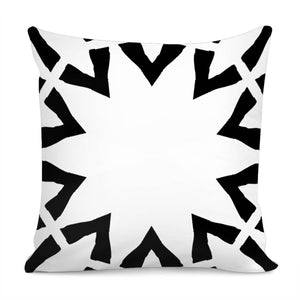 Black And White Pattern Pillow Cover