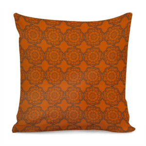 Gray And Brown Pattern Pillow Cover