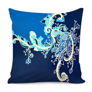 Blue Pillow Cover