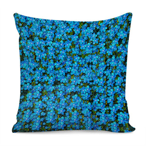 Blue Sakura Forest  Tree So Meditative And Calm Pillow Cover