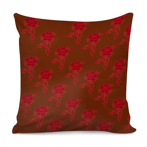 Image of Red Pillow Cover