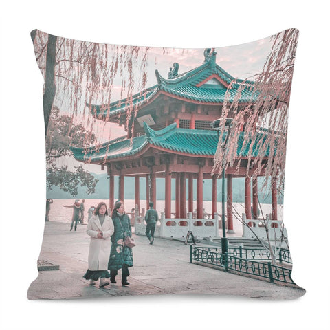 Image of West Lake, Hangzhou, China Pillow Cover