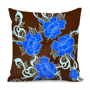 Blue Pillow Cover