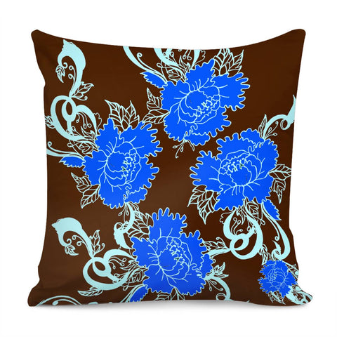 Image of Blue Pillow Cover