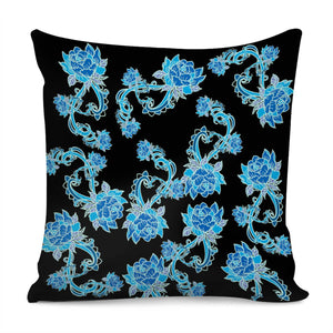 Blue Pillow Cover