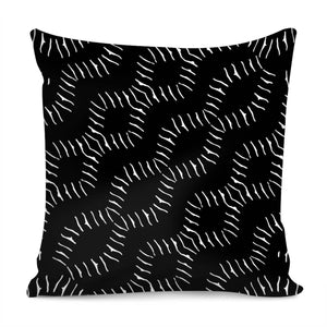 Black And White Geo Print Pillow Cover