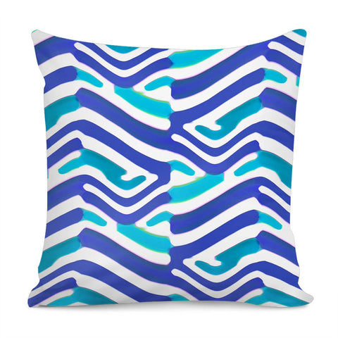 Image of Colored Abstract Print Pillow Cover