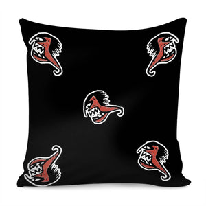 Ugly Monster Fish Drawing Pillow Cover