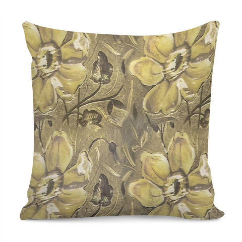 Image of Retro Stlye Floral Decorative Print Pattern Pillow Cover