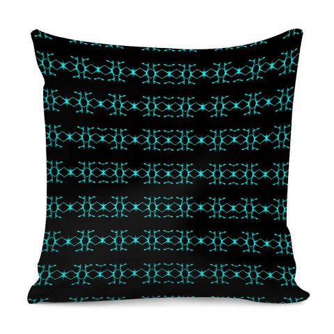 Image of Neon Stripes Ethnic Geometric Pattern Pillow Cover