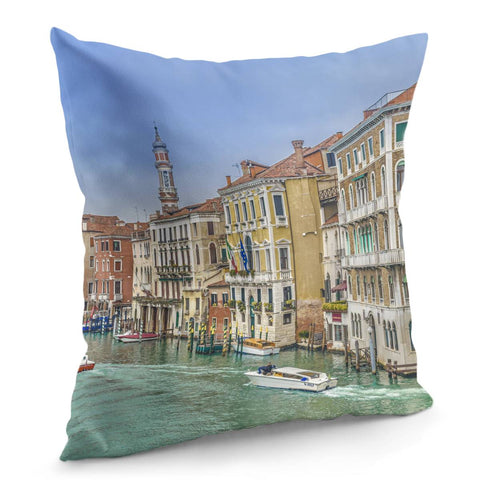 Image of Grand Canal Of Venice, Italy Pillow Cover