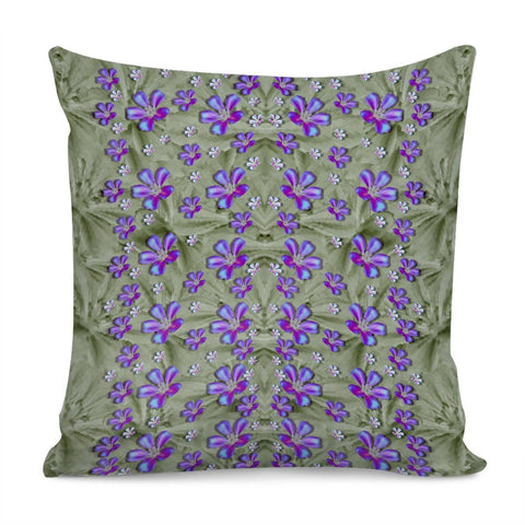 Image of Flowers Everywhere And Anywhere In A Collage Pillow Cover