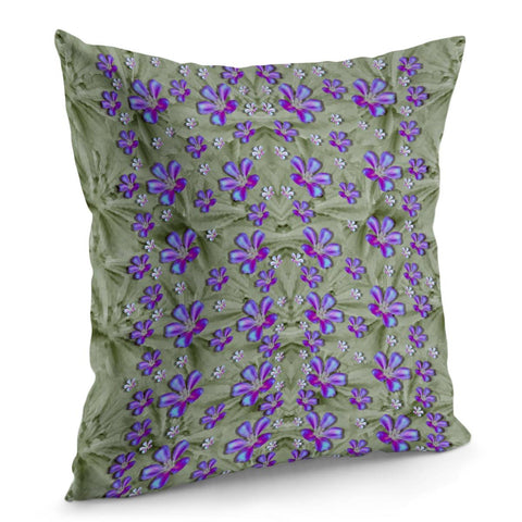 Image of Flowers Everywhere And Anywhere In A Collage Pillow Cover