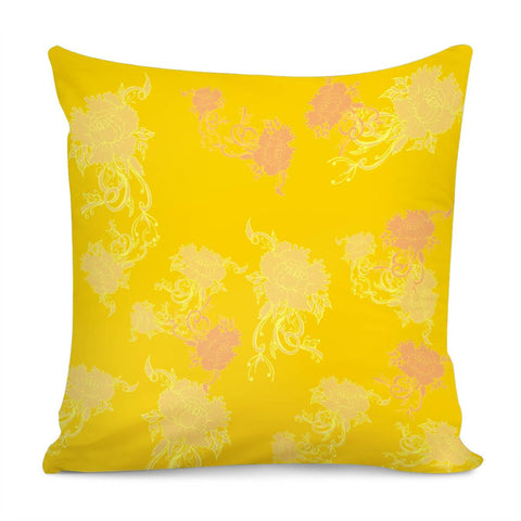 Image of Yellow Pillow Cover