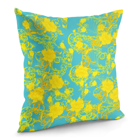 Image of Blue Pillow Cover