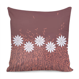 Rose Brown & Terra Cotta Pillow Cover