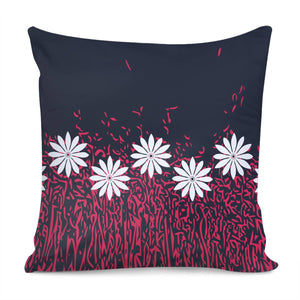 Navy Blazer & Fiery Coral Pillow Cover