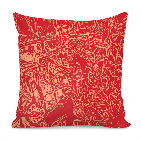 Image of Flame Scarlet & Cantaloupe Pillow Cover