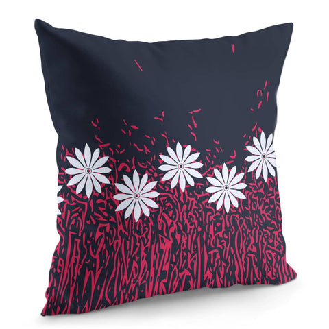 Image of Navy Blazer & Fiery Coral Pillow Cover