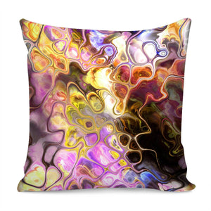 Colorful Marble Design Pillow Cover